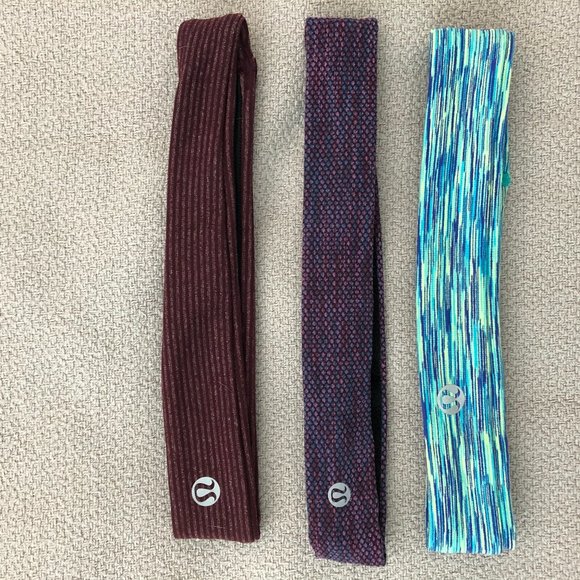 lululemon athletica Accessories - lululemon headbands (lot of 3)